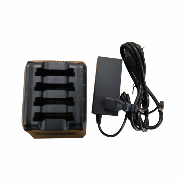 Station de charge 4 emplacements pour batteries DT50 S avec adaptateur secteur (UE)